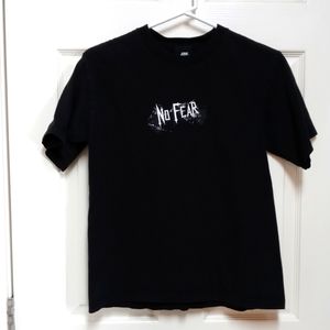 "No Fear/Been There Done That" Black Short Sleeve Tee Shirt